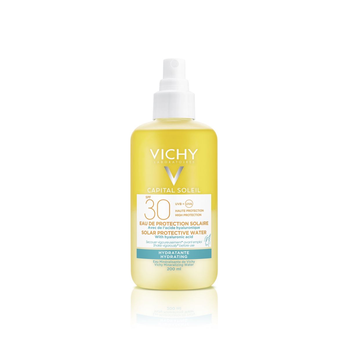 VICHY CS NIISUTAV JA KAITSEV PIHUSTATAV PÄIKESEKAITSE VESI SPF30 200ML - Product Image