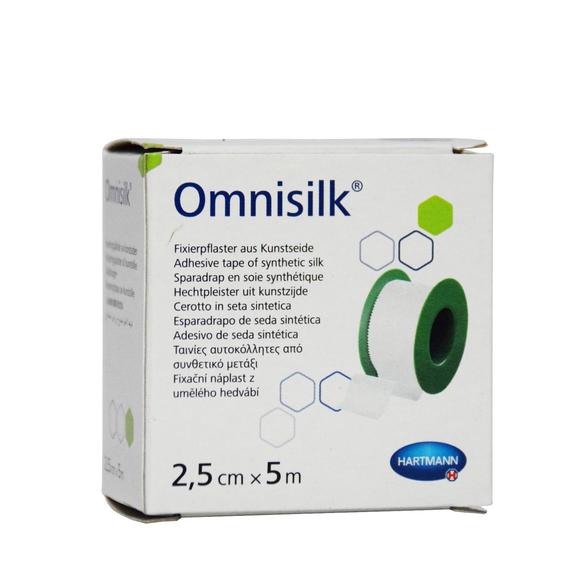 OMNISILK RULLPLAASTER 2,5CMX5M (SIIDIST)