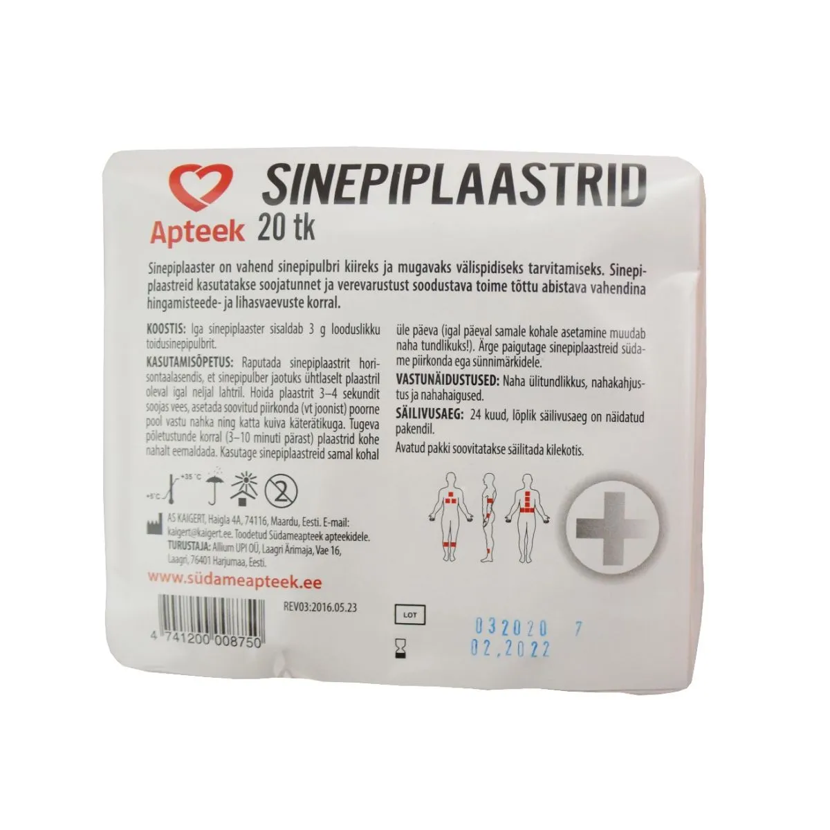 SA SINEPIPLAASTER N20 - Product Image