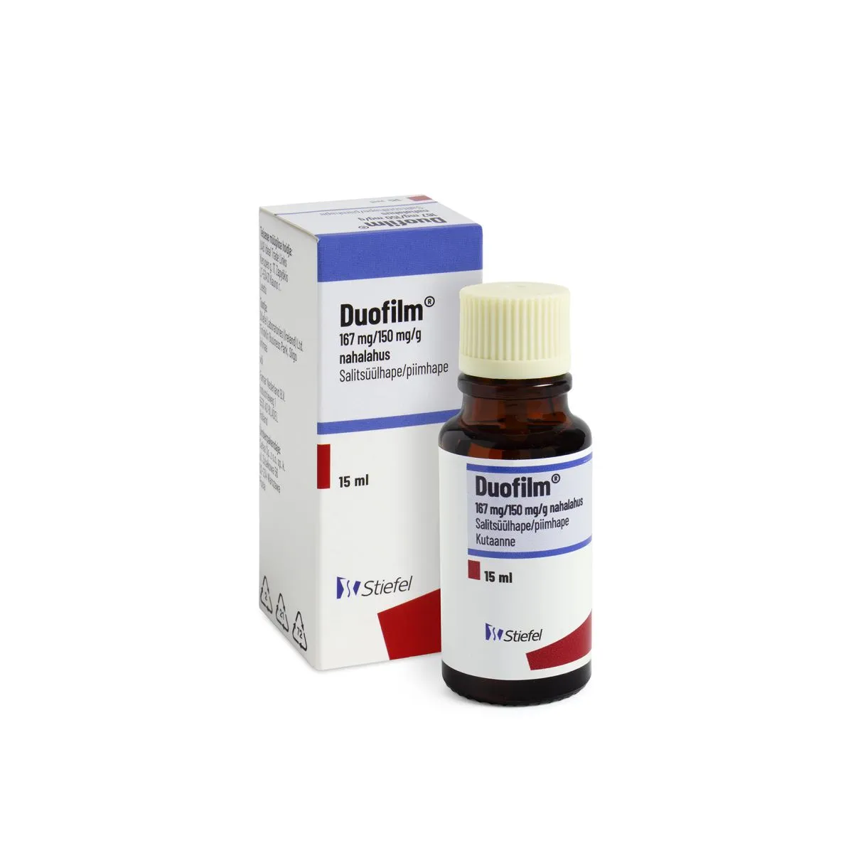 DUOFILM NAHALAHUS 167MG+150MG/G 15ML N1 (TML) - Product Image