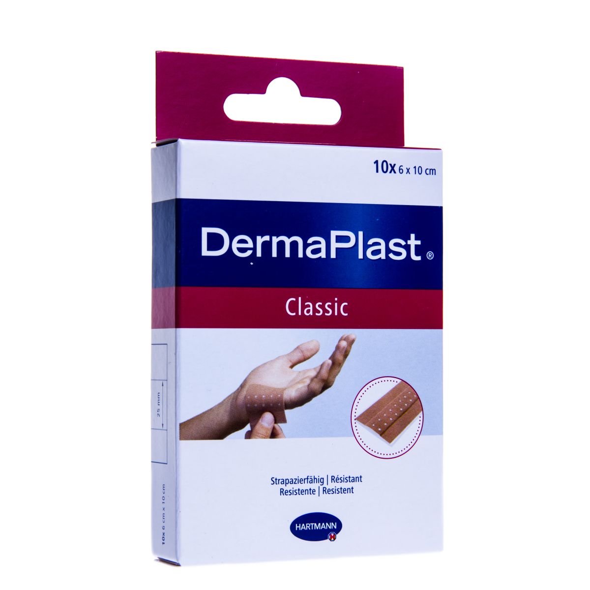 DERMAPLAST PLAASTRID CLASSIC 6X10CM N10 - Product Image