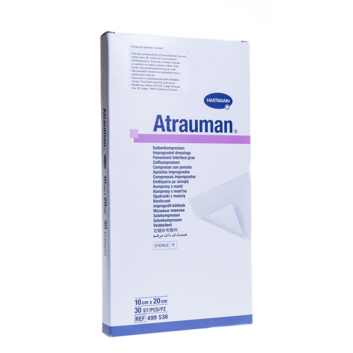 ATRAUMAN SALVSIDE STER 10X20CM N30 - Product Image