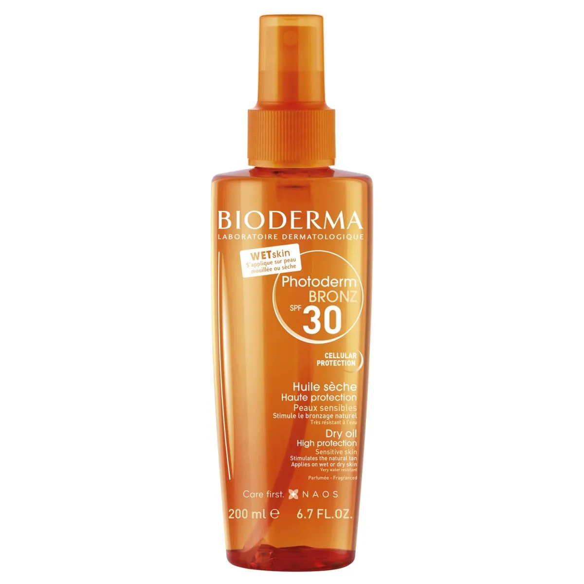 BIODERMA PHOTODERM BRONZ PÄIKESEKAITSEÕLI SPF30 200ML - Product Image