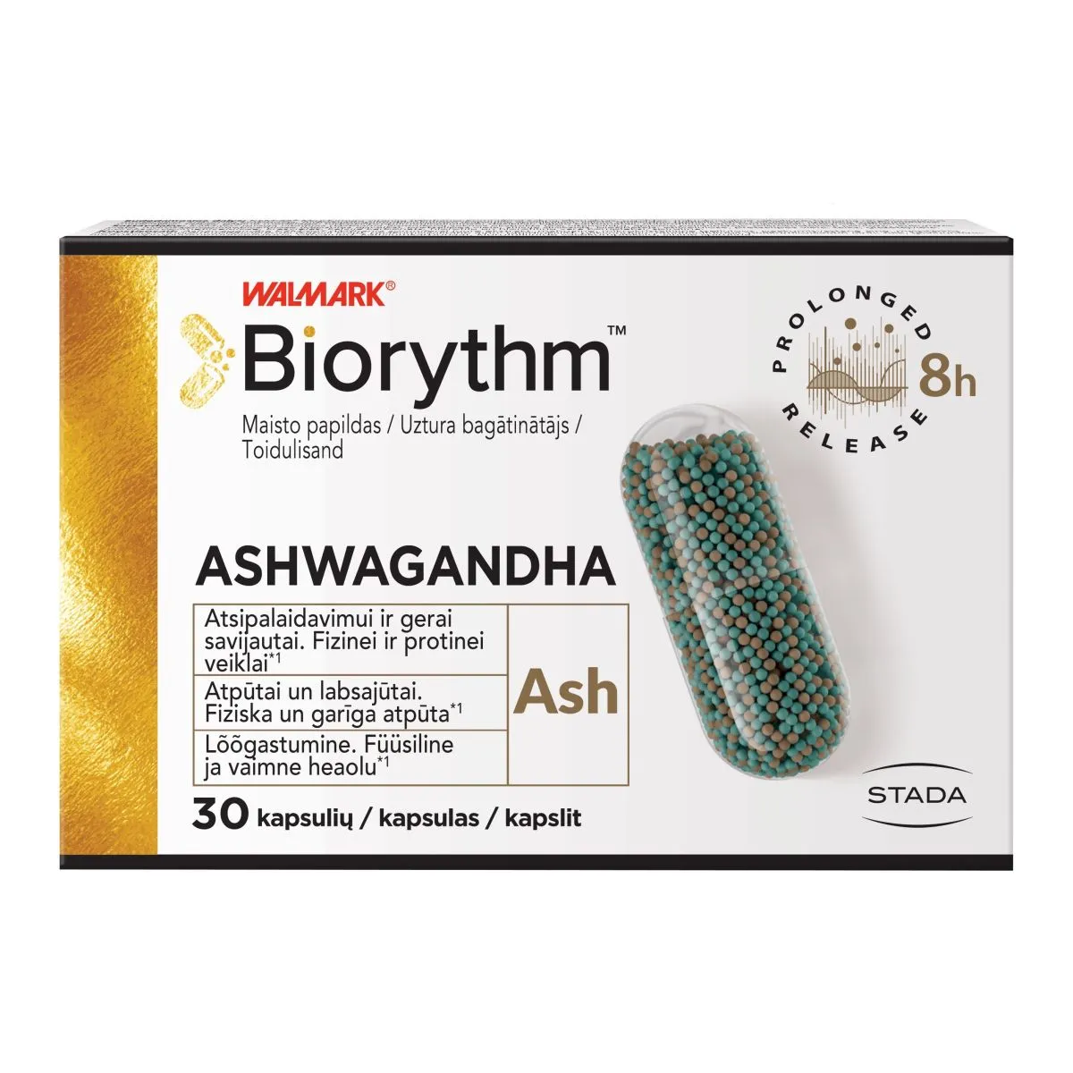 BIORYTHM ASHWAGANDHA KAPSLID N30 - Product Image