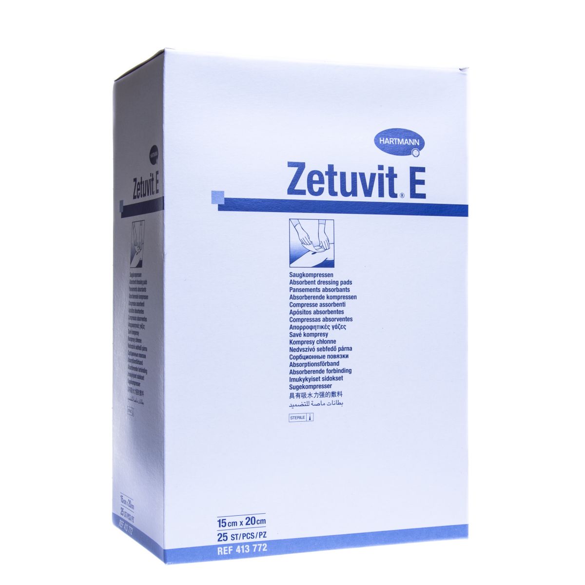 ZETUVIT E STERIILNE 15X20CM N25 - Product Image