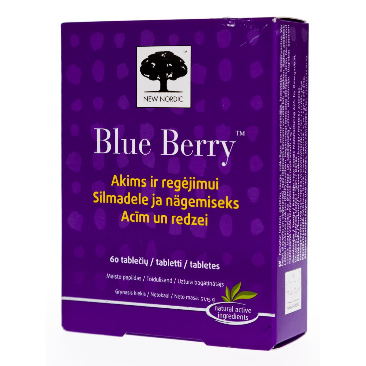 NEW NORDIC BLUE BERRY (MUSTIKA) TBL N60 - Product Image