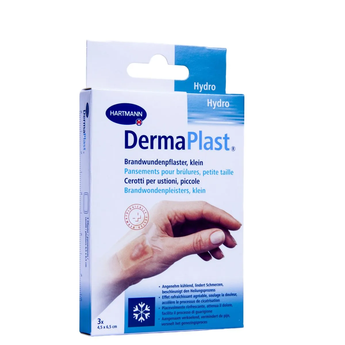 DERMAPLAST PLAASTRID PÕLETUSHAAVADELE EFFECT 4,5X6,5CM N3 - Product Image