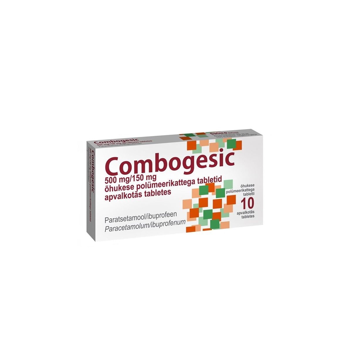 COMBOGESIC KAETUD TBL 500MG+150MG N10 - Product Image