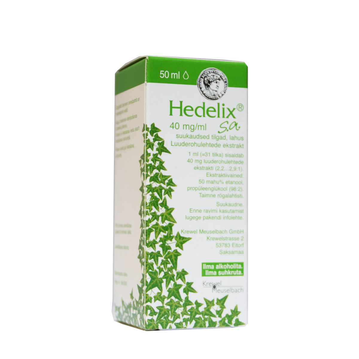 HEDELIX S.A. SUUKAUDSED TILGAD 40MG/ML 50ML - Product Image