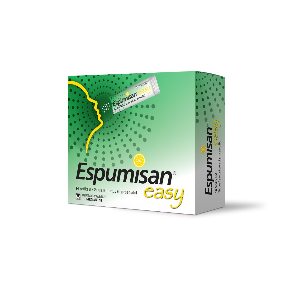 ESPUMISAN EASY SUUS LAH GRAANULID 125MG N14 | Südameapteek