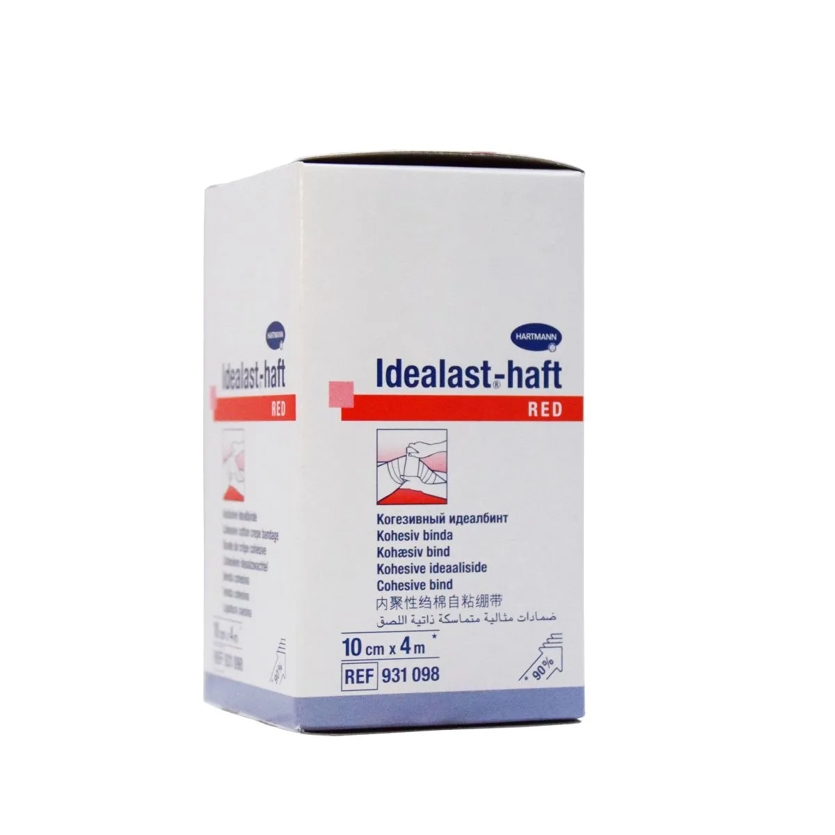 ELASTIKSIDE IDEALAST- HAFT RED (PUNANE) 10CMX4M - Product Image