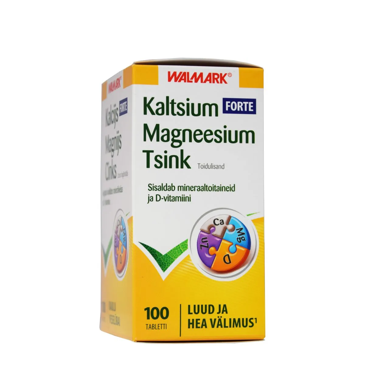 WALMARK KALTSIUM MAGNEESIUM TSINK FORTE TBL N100 - Product Image