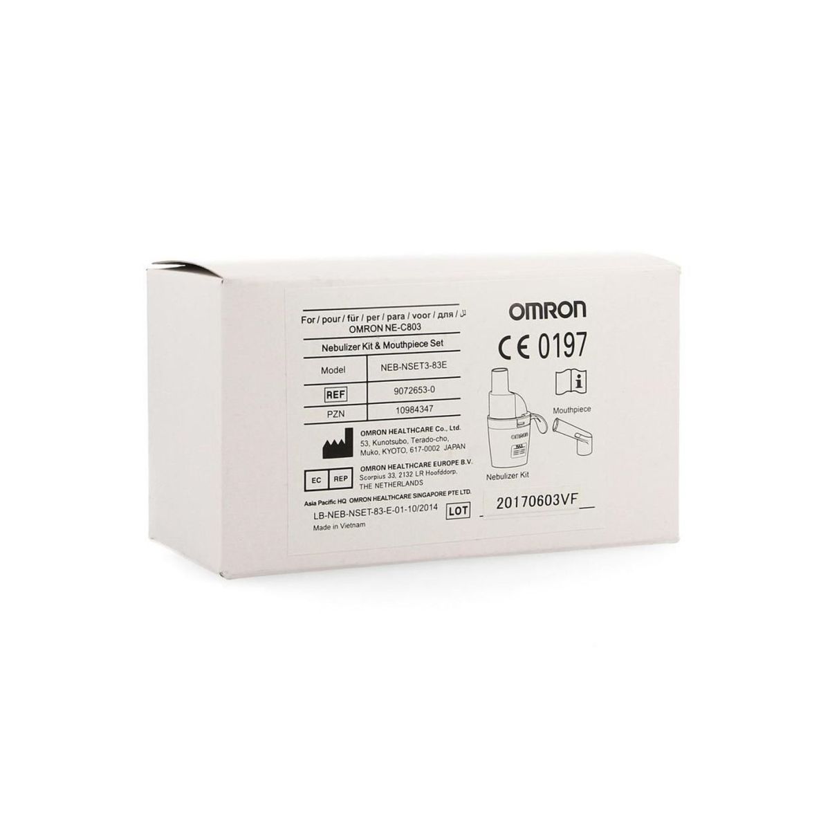 INHALAATORI OMRON NE-C803 VARUOSADE KOMPLEKT - Product Image