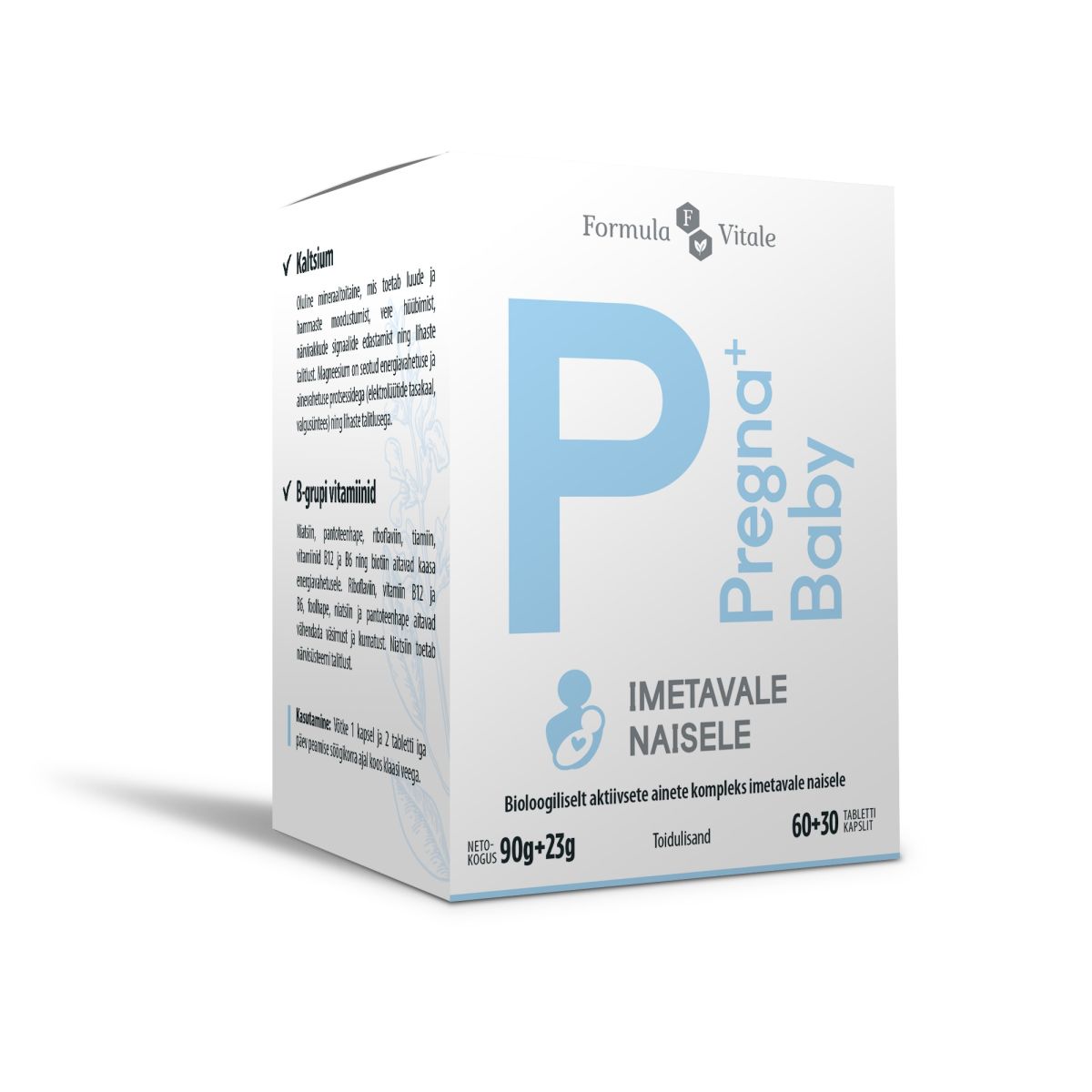 FORMULA VITALE PREGNA+ BABY TBL N60 + KAPSLID N30 - Product Image