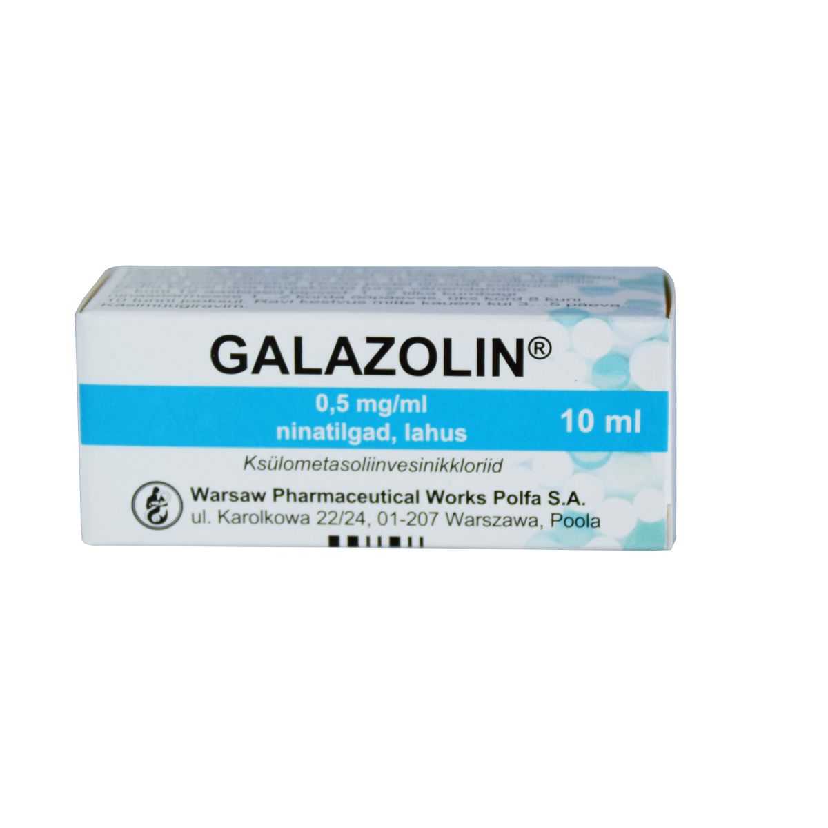 GALAZOLIN NINATILGAD 0,5MG/ML 10ML - Product Image