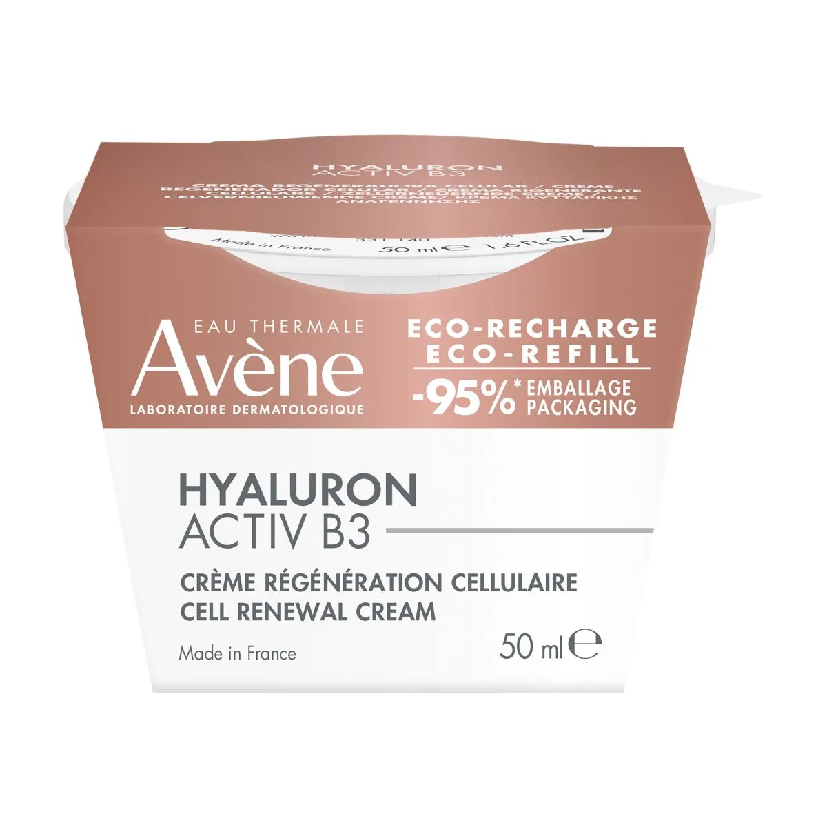 AVENE HYALURON ACTIV B3 NÄOKREEM TÄITEPAKEND 50ML - Product Image