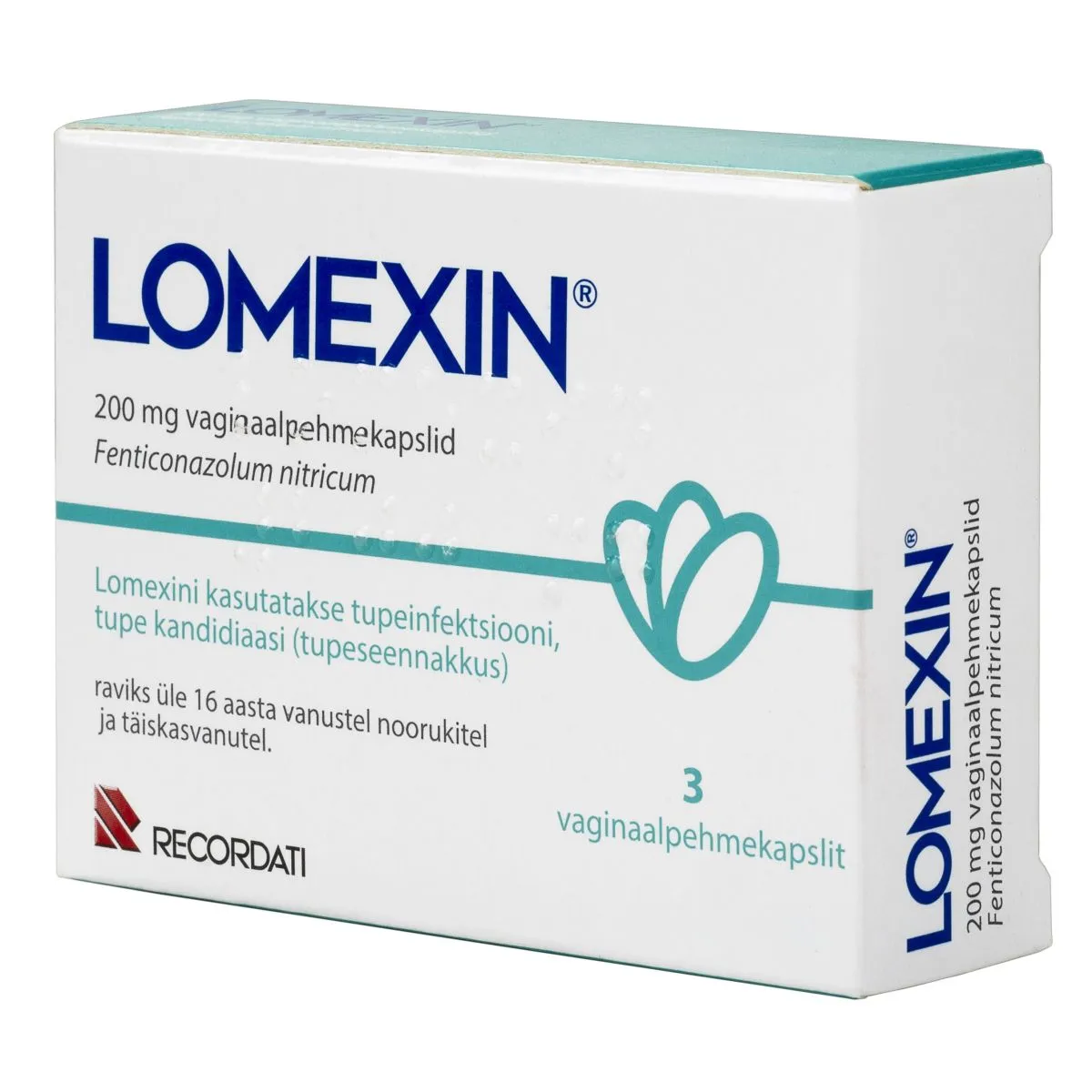 LOMEXIN VAGIN CAPS 200MG N3 - Product Image