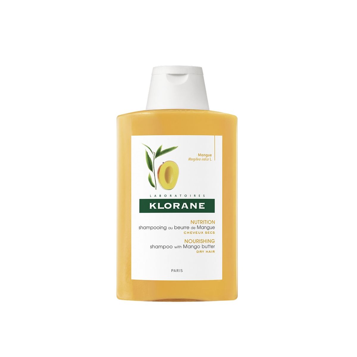 KLORANE SHAMPOON MANGO KUIVADELE JUUSTELE 200ML VANA - Product Image