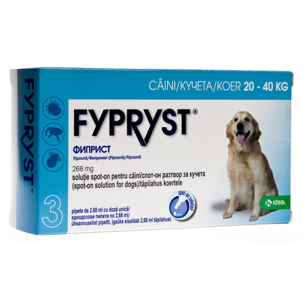 FYPRYST TÄPILAHUS 268MG/2,68ML 2,68ML N3 - Product Image