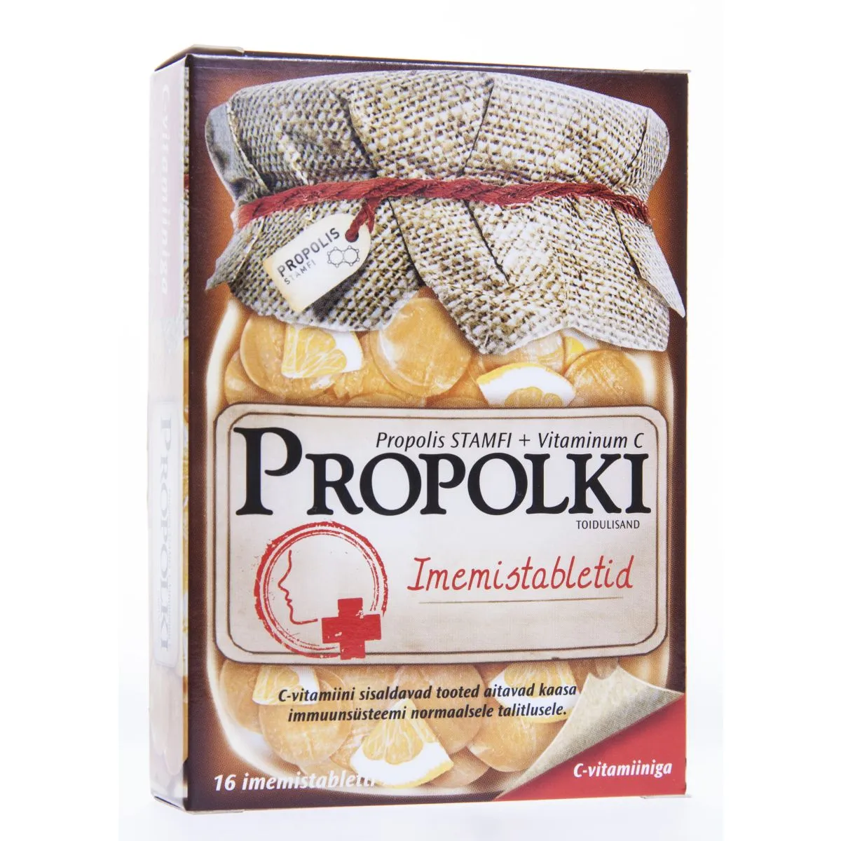 PROPOLKI TBL N16 (C- VITAMIINIGA) 56G - Product Image