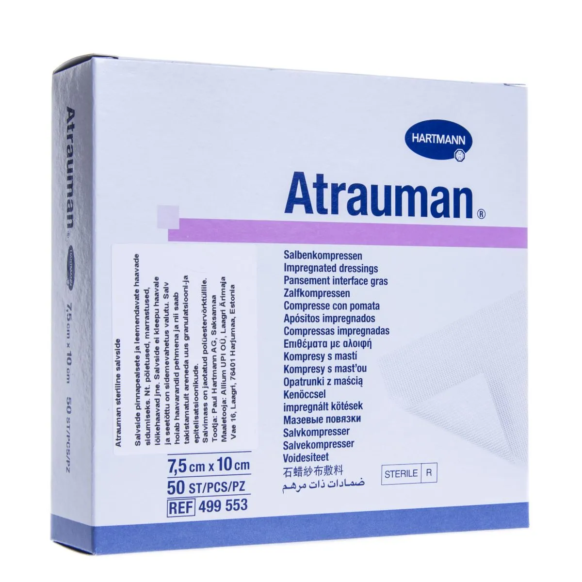 ATRAUMAN SALVSIDE STER 7,5X10CM N50 - Product Image