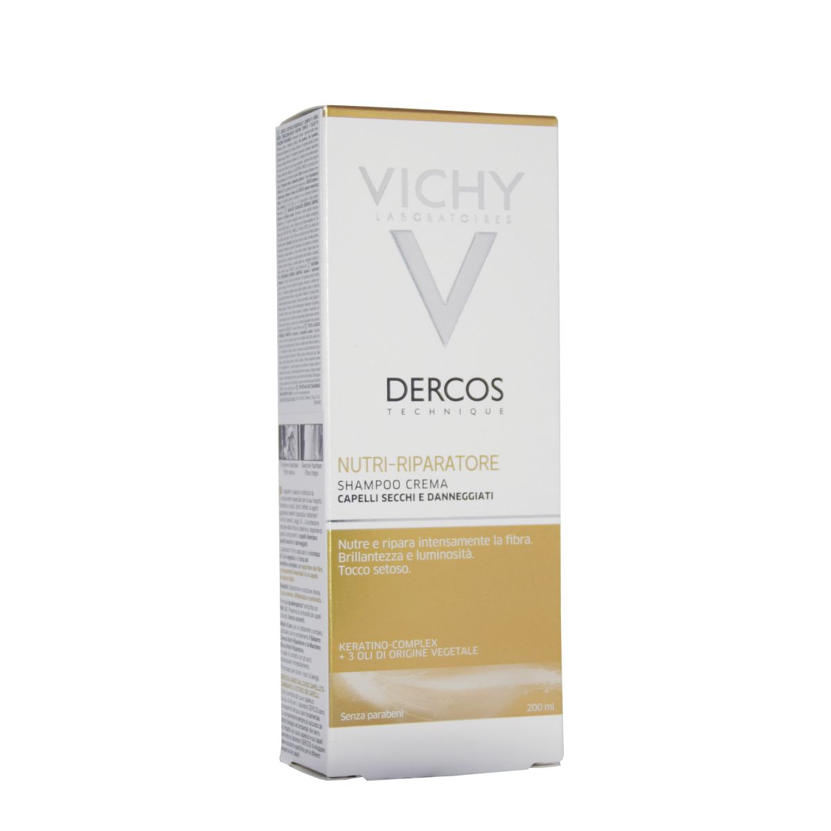 VICHY DERCOS SHAMPOON TOITEV TAASTAV TÖÖDELDUD JUUSELE 200ML - Product Image