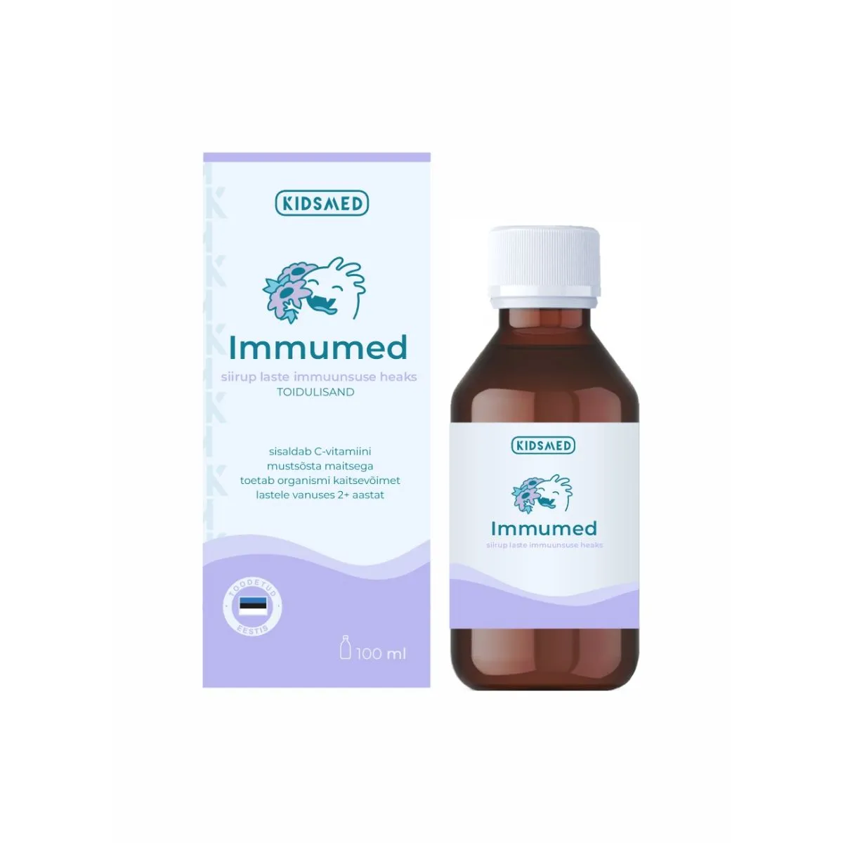 KIDSMED IMMUMED IMMUUNSUSSIIRUP LASTELE 100ML - Product Image