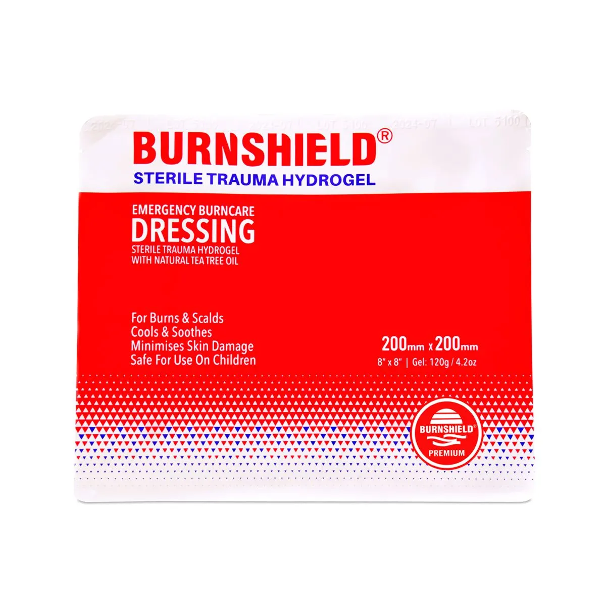 BURNSHIELD PÕLETUSSIDE GEELIGA STERIILNE 20X20CM - Product Image