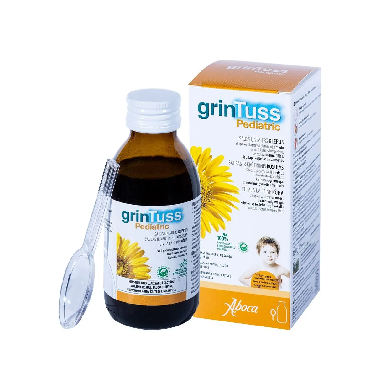 GRINTUSS PEDIATRIC SIIRUP 180G - Product Image