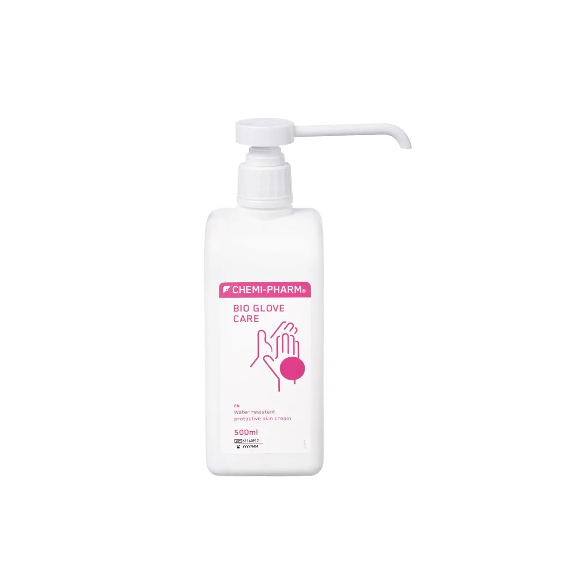 CHEMIPHARM BIO-GLOVE CARE KAITSEKREEM 500ML (PUMBAGA) - Product Image