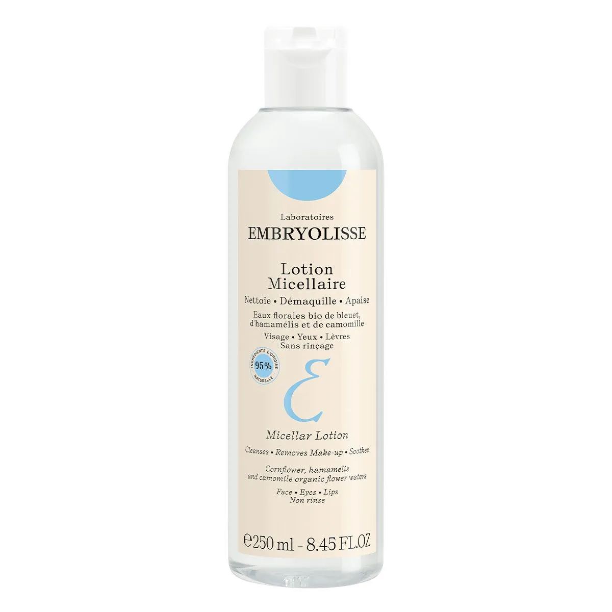 EMBRYOLISSE MITSELLAARVESI RAHUSTAV 250ML - Product Image