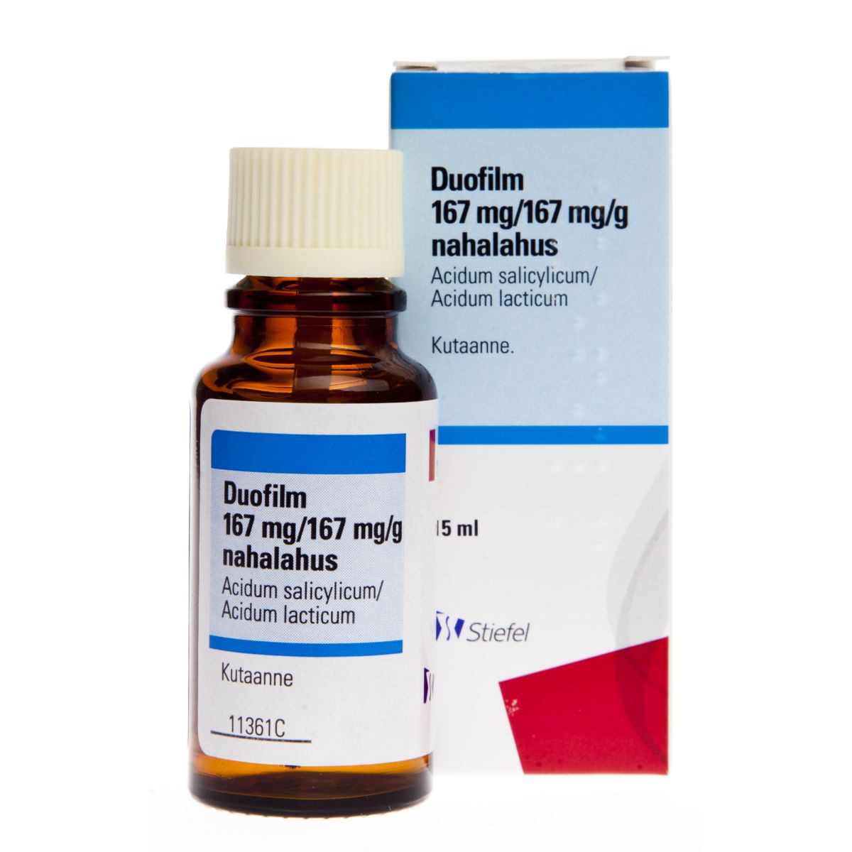 DUOFILM NAHALAHUS 167MG+150MG/G 15ML N1 - Product Image