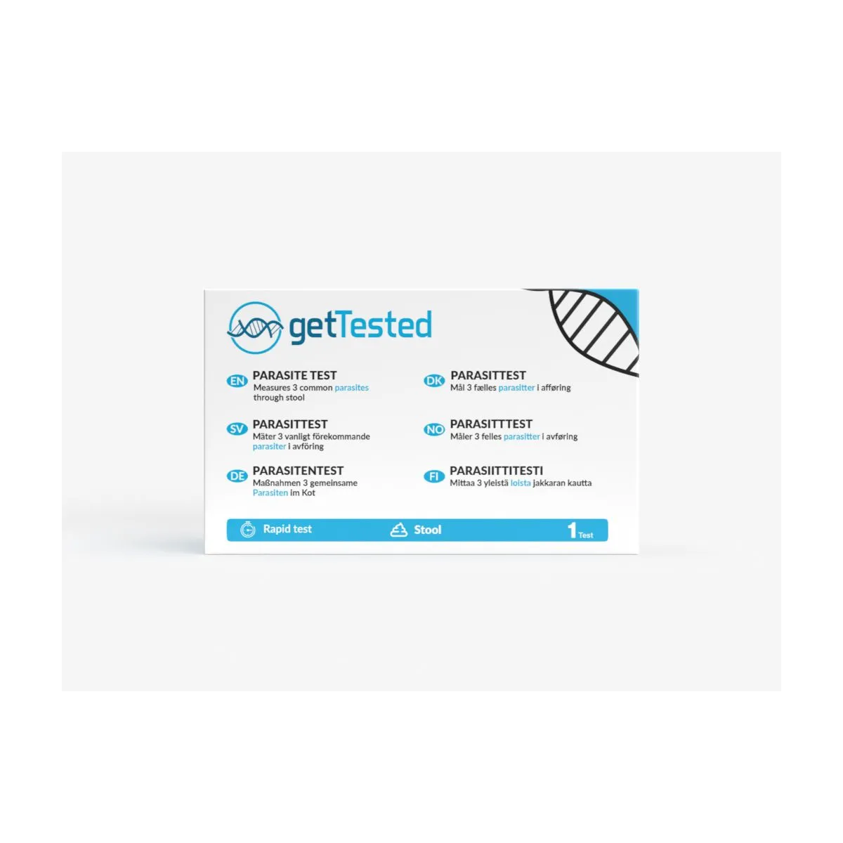 GETTESTED KIIRTEST PARASIITIDE TUVASTAMISEKS N1 - Product Image