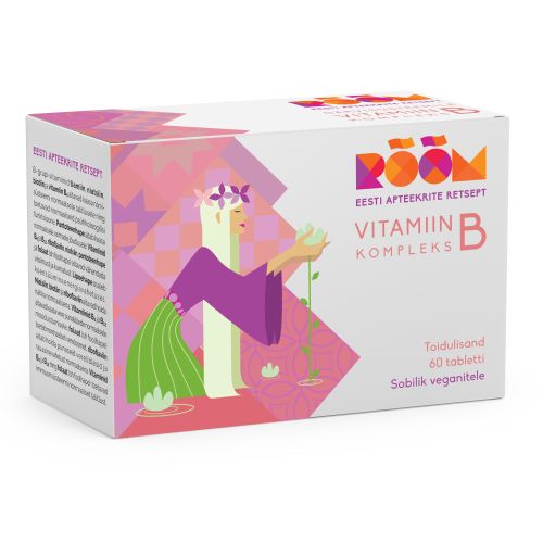 RÕÕM VITAMIIN B KOMPLEKS TBL N60