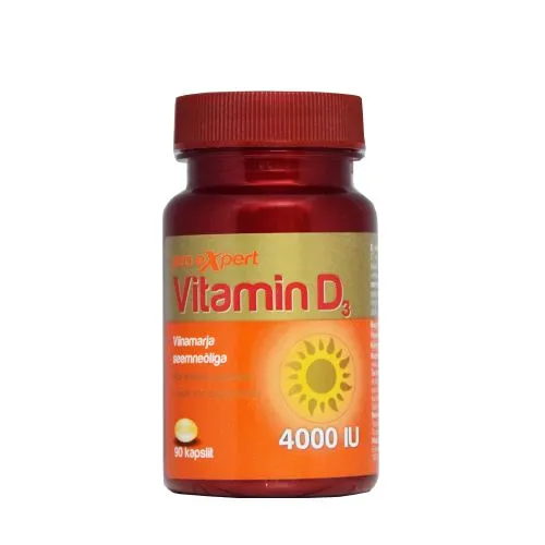 VITAMIN D3 PRO EXPERT 4000IU KAPSLID N90