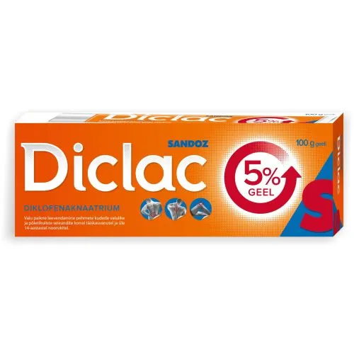 DICLAC 5% GEEL 50MG/G 100G