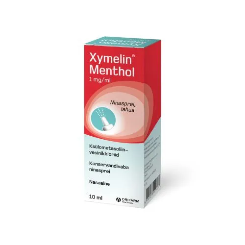 XYMELIN MENTHOL NINASPREI,LAHUS 1MG/ML 10ML N1