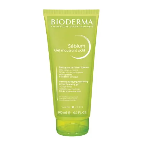 BIODERMA SEBIUM NÄOPESUGEEL AKTIIVHAPPEGA 200ML