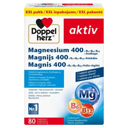 DOPPELHERZ AKTIV MAGNEESIUM XXL TBL N80