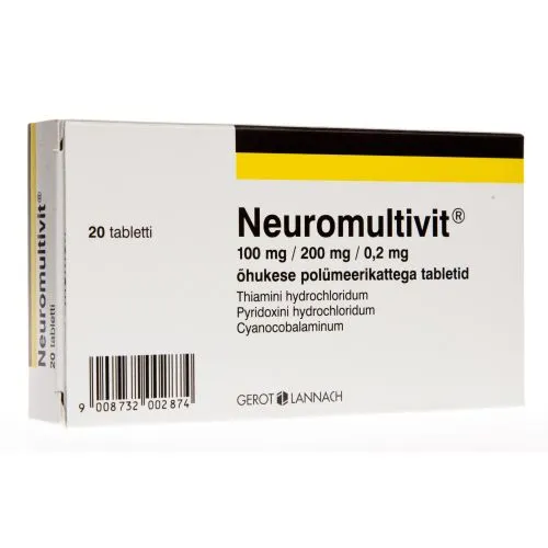 NEUROMULTIVIT TBL 100MG+200MG+0,2MG N20