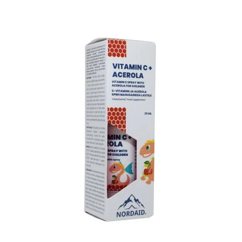 NORDAID VITAMIIN C + ACEROLA SPREI 30ML