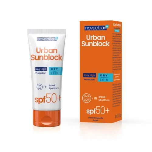 NOVACLEAR PÄIKESEKAITSE URBAN SPF50+, KUIV NAHK 40ML