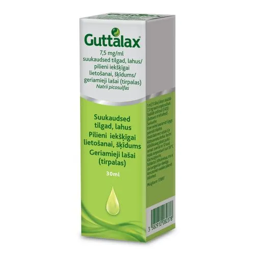 GUTTALAX SUUKAUDSED TILGAD 7,5MG/ML 30ML