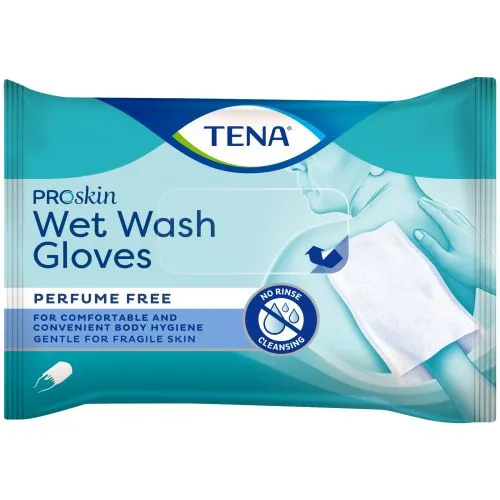 TENA WET WASH GLOVE PESUKINNAS 15X21CM N8 NIISUTATUD