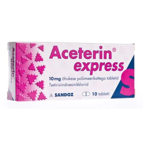 ACETERIN EXPRESS KAETUD TBL 10MG N10