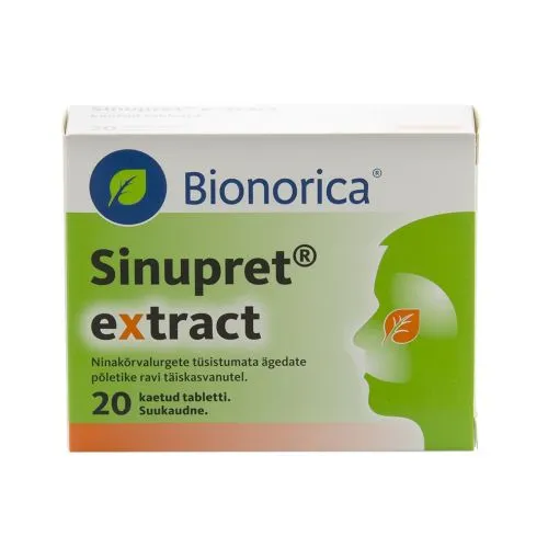 SINUPRET EXTRACT KAETUD TBL 12+36+36+36+36MG N20