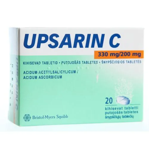 UPSARIN C KIHISEV TBL 330MG+200MG N20