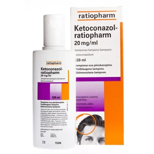 KETOCONAZOL-RATIOPHARM SHAMPOON 20MG/ML 120ML