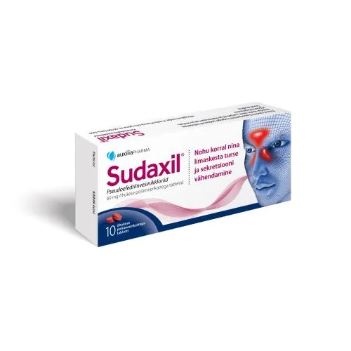 SUDAXIL KATTEGA TBL 60MG N10