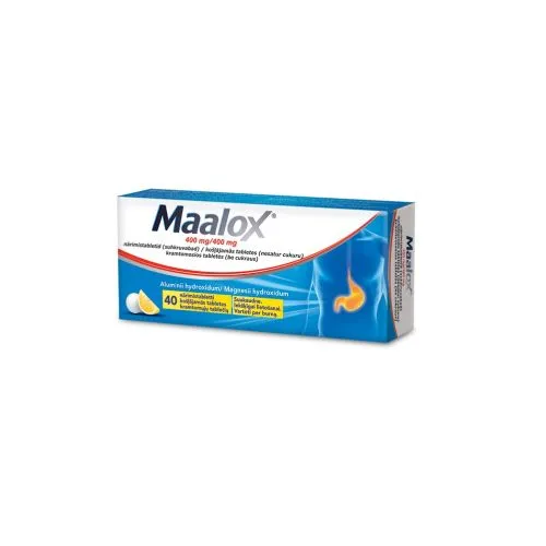 MAALOX NÄRIMISTBL 400MG+400MG N40 SUHKRUVABA